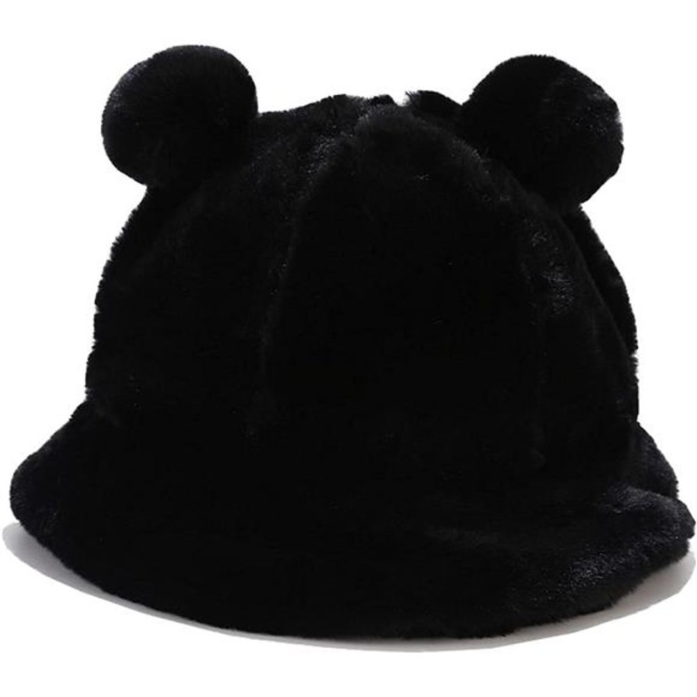 Women's Winter Faux Fur Fuzzy Warm Bucket Hat